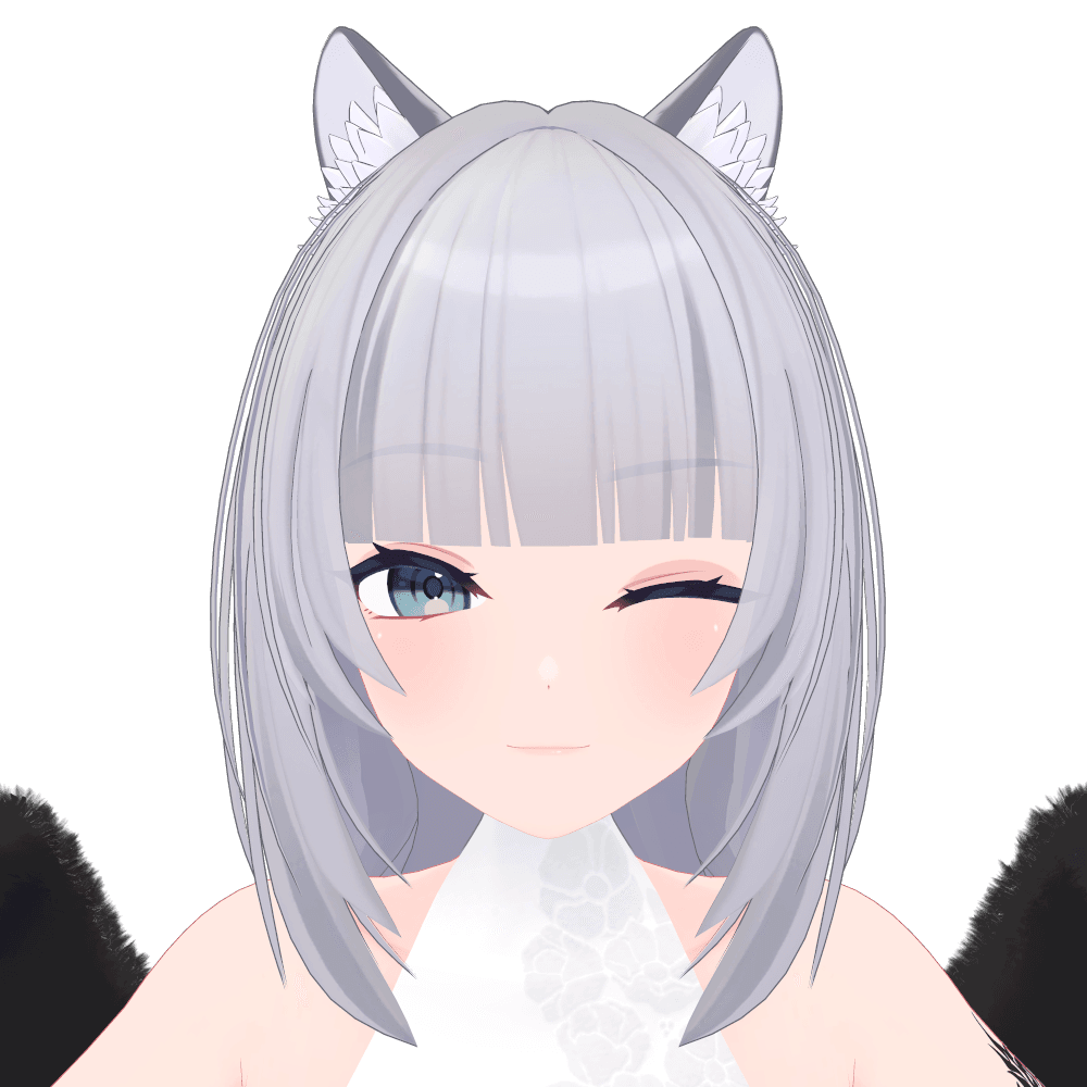 ウィンク（左）