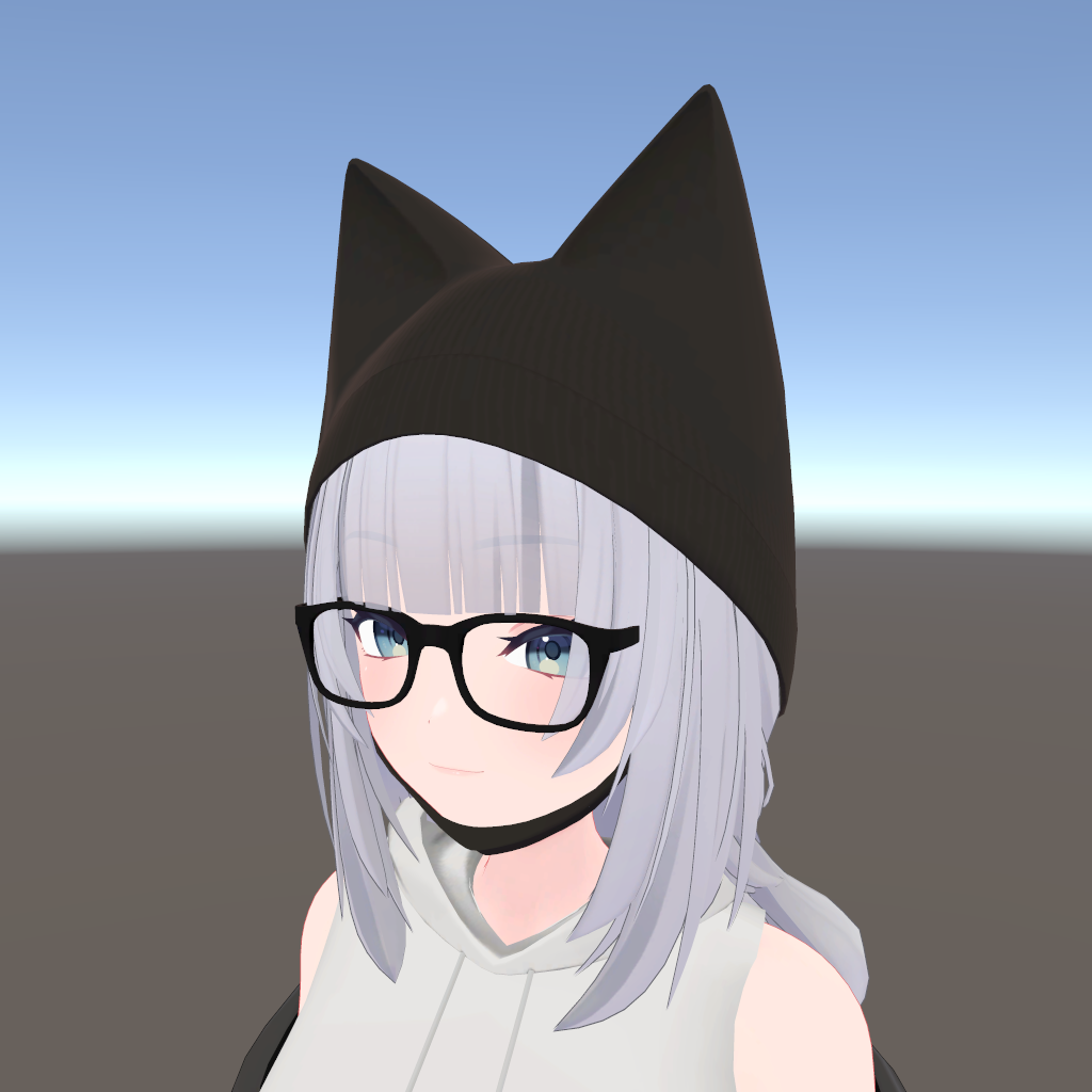 マスクを下げる